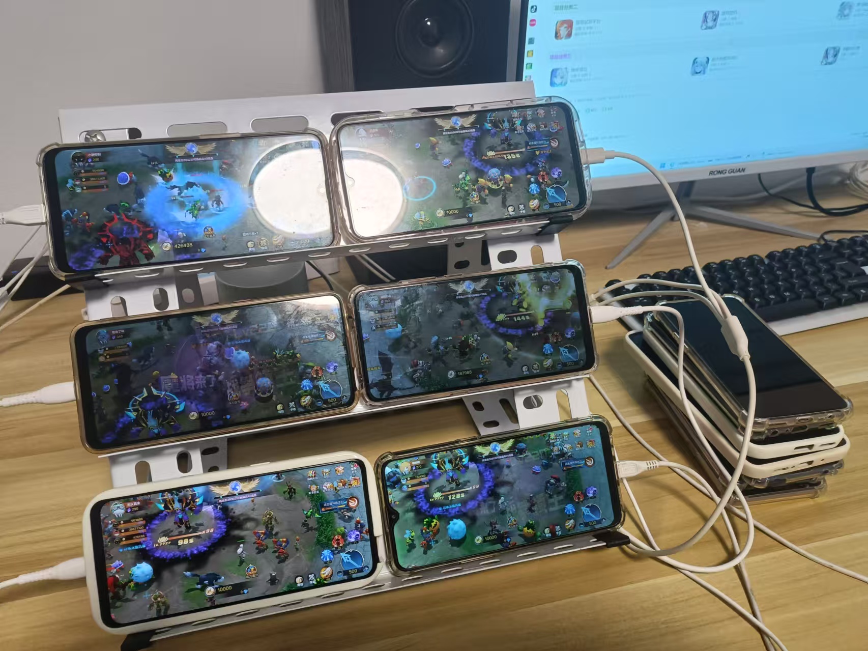 手游赚游戏试玩挂机玩法，单价稳定收益，多机翻倍