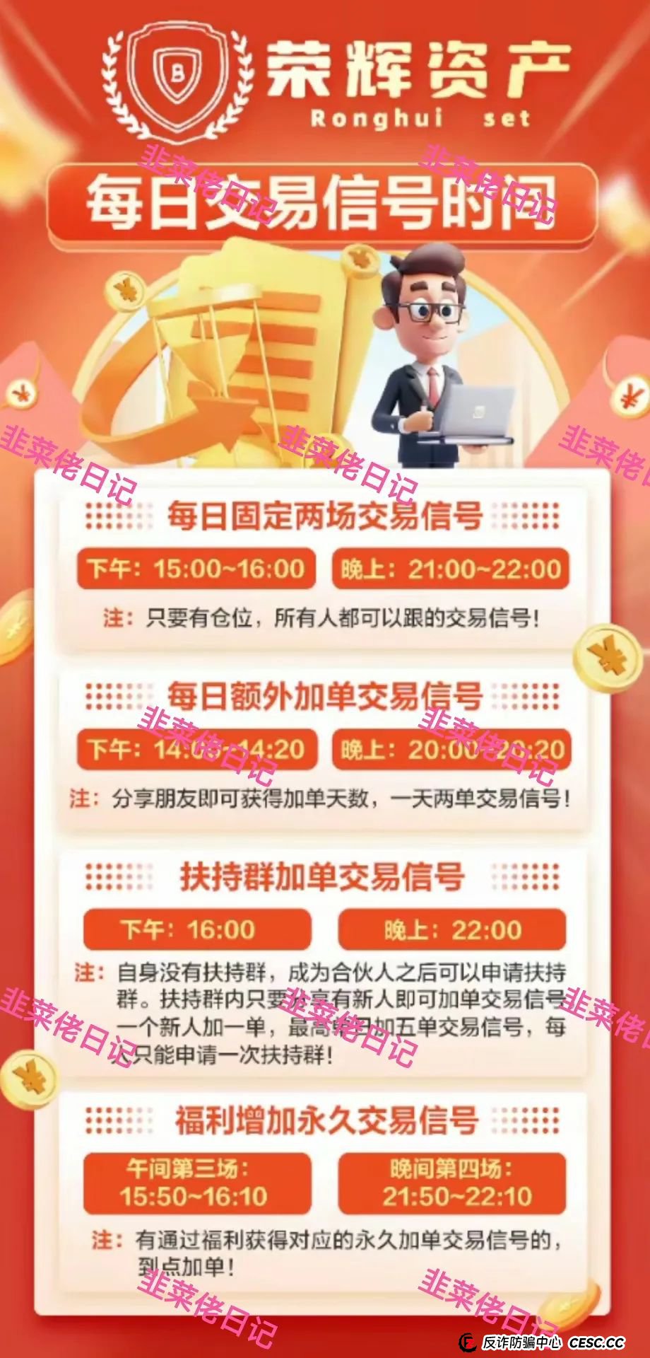 曝光 | 最新资金盘项目骗局（嘉货优选，荣辉资产）随时可能卷钱跑路！