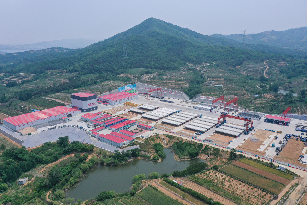 潍宿高铁至青岛连接线1标青岛制梁场开始批量生产