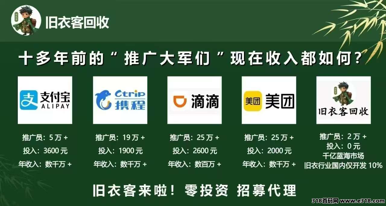 【旧衣侠】零投资创业环保新赛道！旧衣回收如何让闲置衣物变身“绿色财富”？