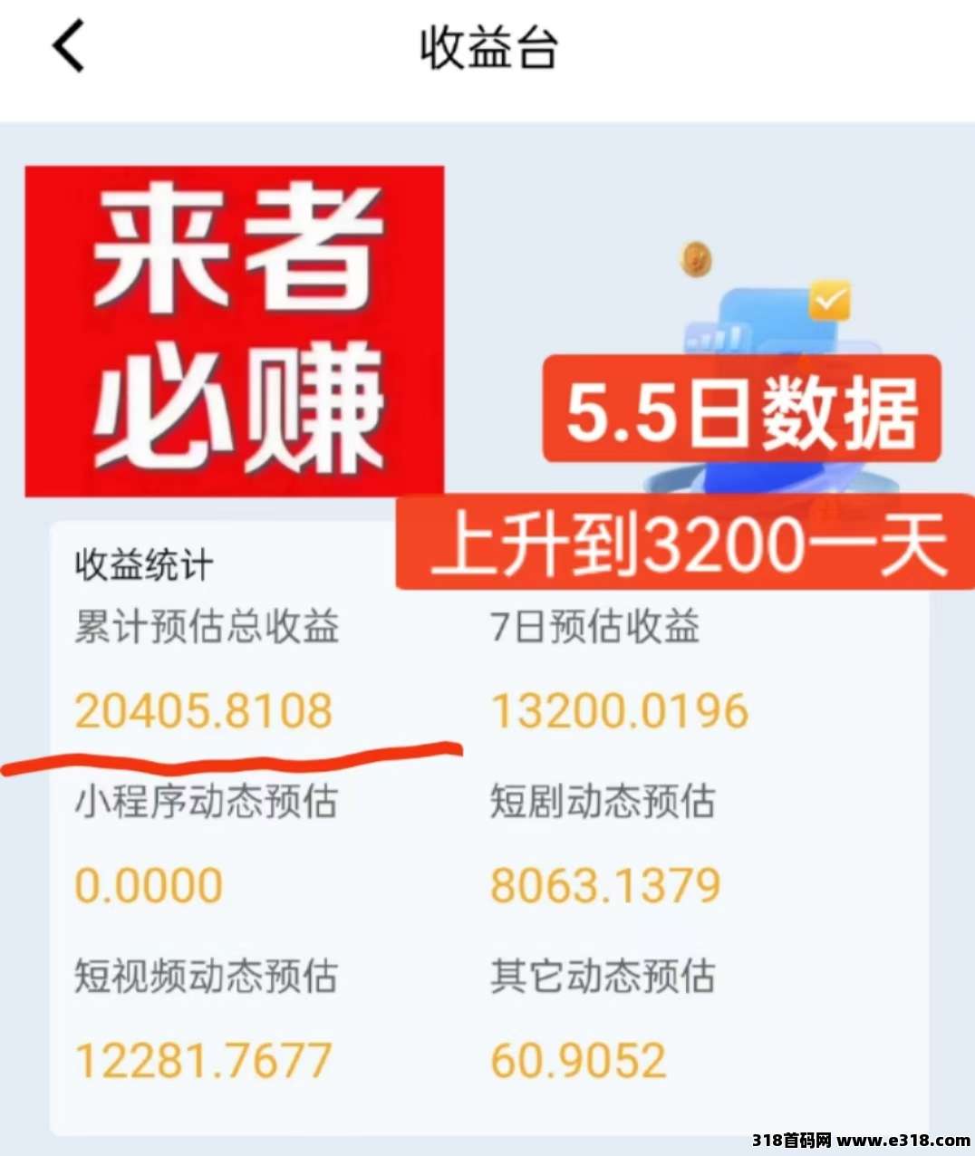 首码畅游时代独家广告资源每天收益高