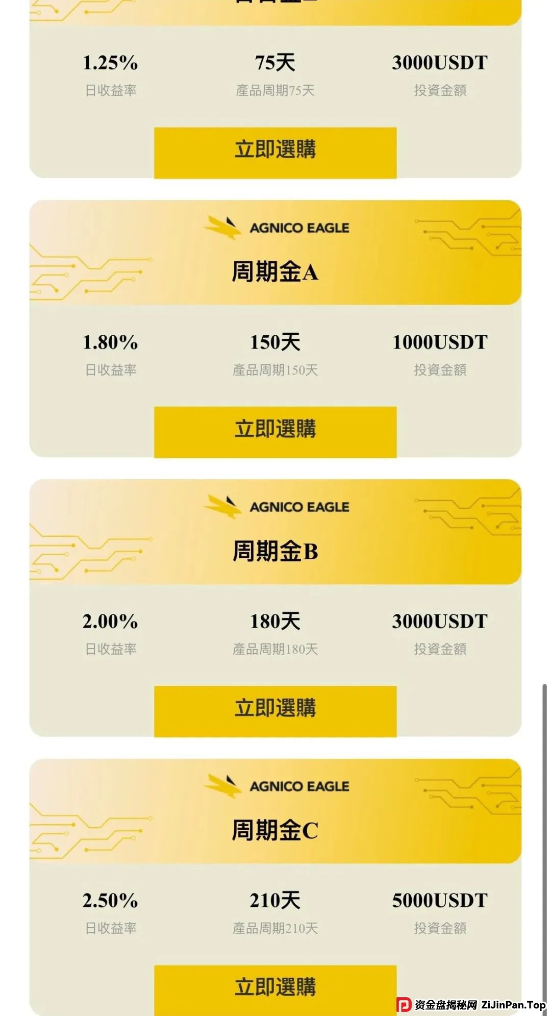 伊格尔矿业—AGNICO EAGLE，涉嫌非法吸收公众存款，注意警惕。