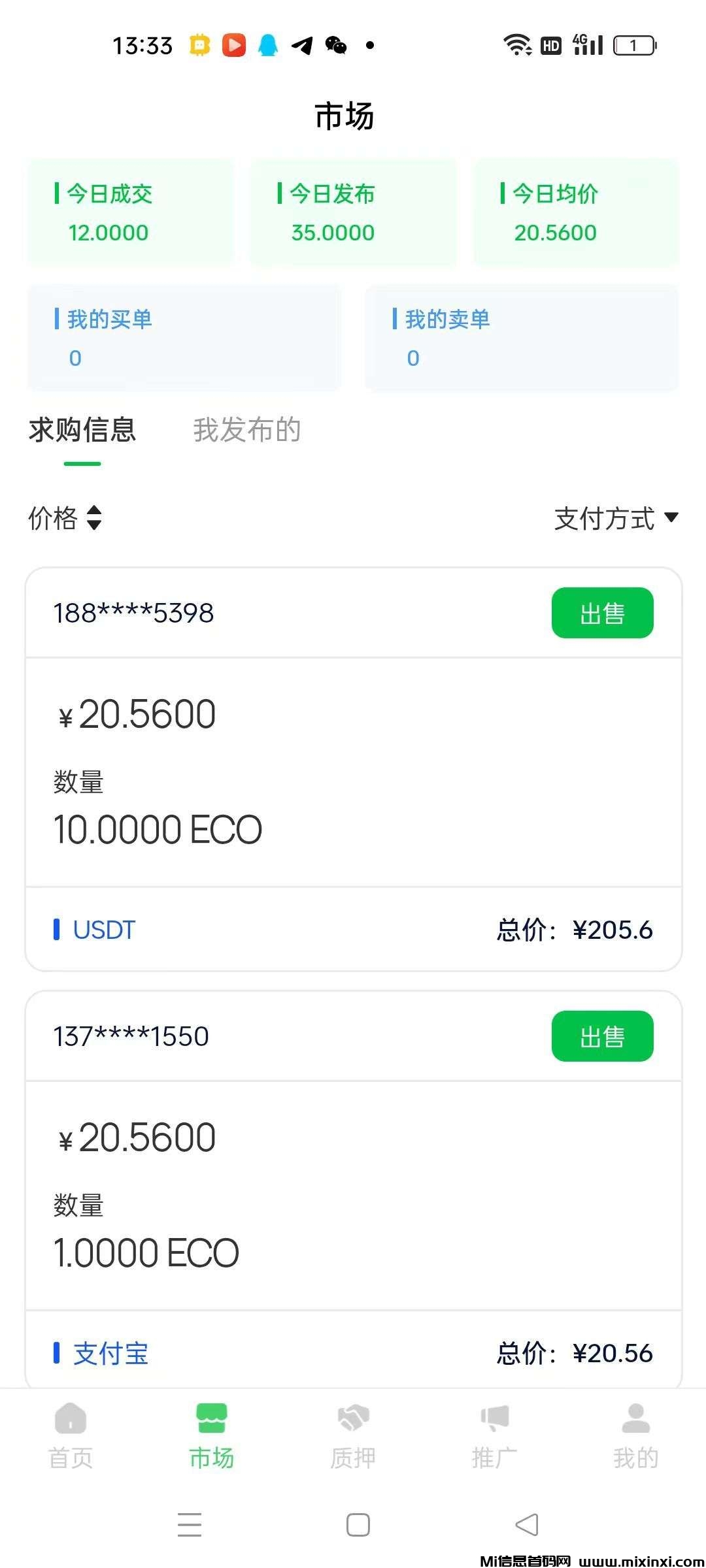 零撸ECO，自动释放，持续上涨