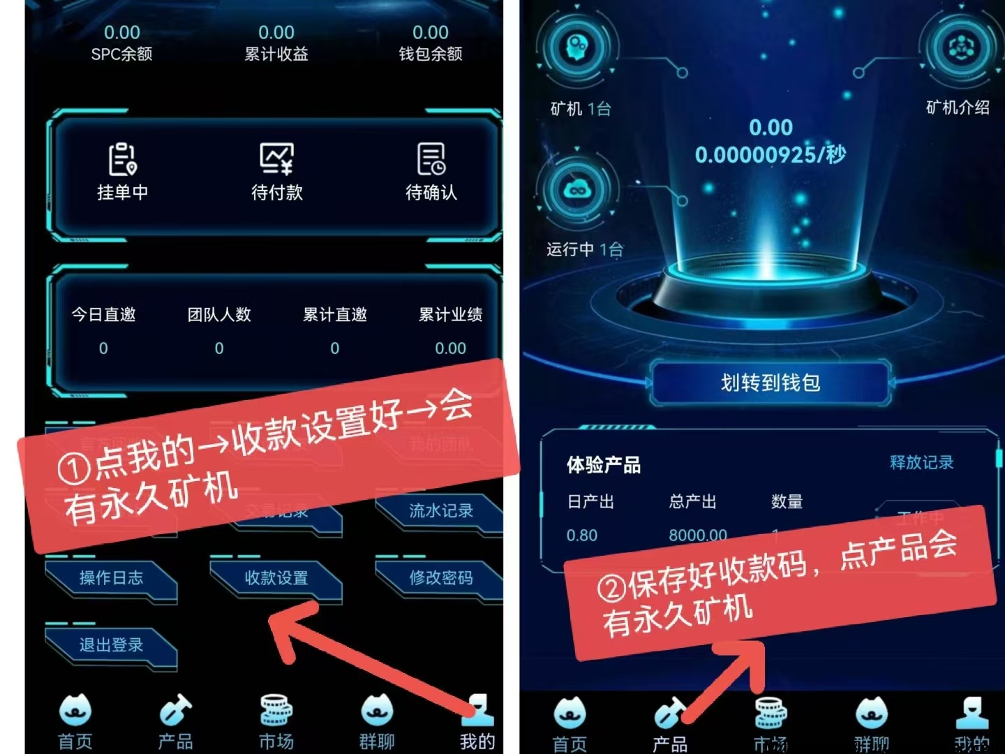 首码SPC才出，0撸K机模式，平台回收