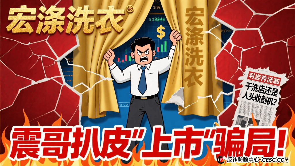 “宏涤洗衣”：干洗店还是人头收割机？震哥扒皮这个＂上市＂骗局！ 