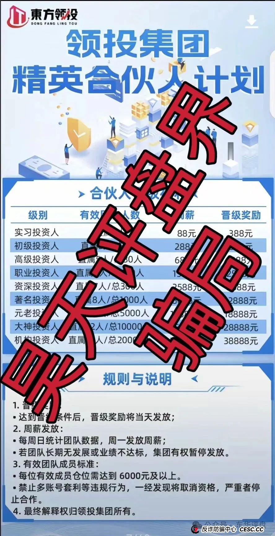 东方领投集团带炒股是真的吗？高度预警：东方领投（领投集团）冒充正规公司
