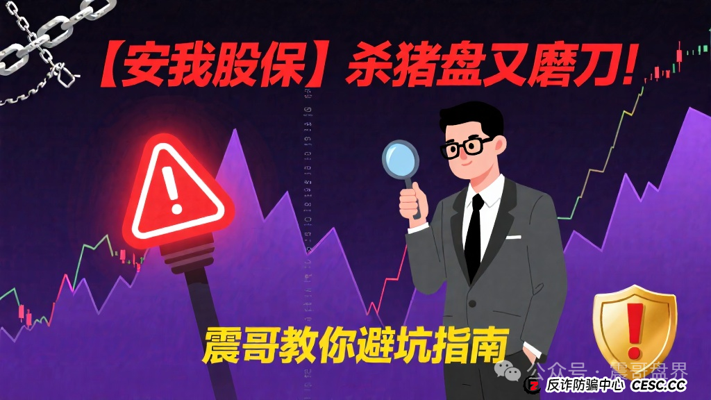 【安我股保】这个杀猪盘又开始磨刀了！震哥手把手教你避坑