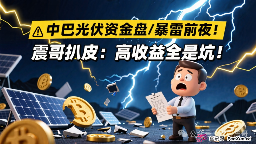 中巴光伏资金盘暴雷前夜!震哥扒皮:高收益全是坑!