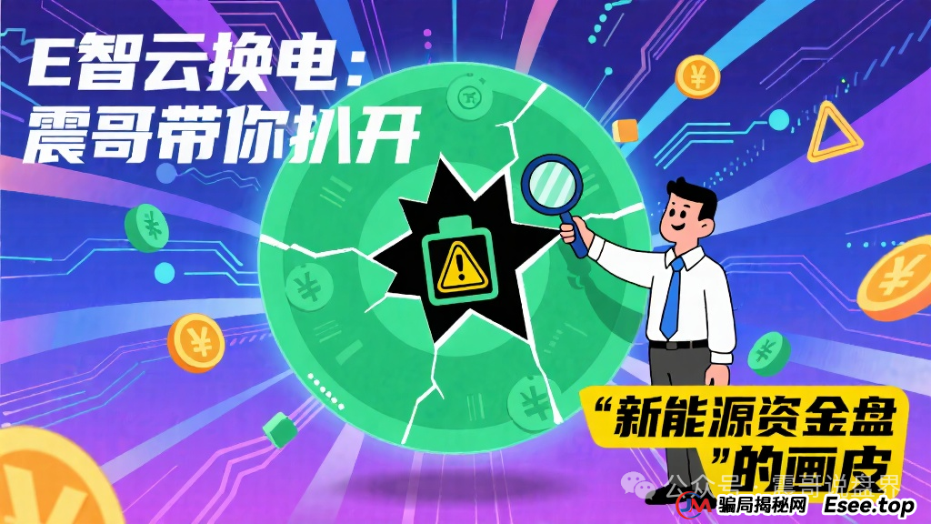 E智云换电:震哥带你扒开"新能源资金盘"的画皮 E智云换电:震哥带你扒开"新能源资金盘"的画皮