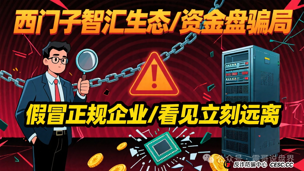 西门子智汇生态资金盘骗局，假冒正规企业，看见远离