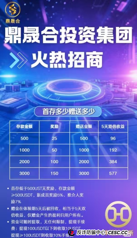 “鑫慷嘉”刚跑路,“鼎晟合HHEX交易所”就来了?警惕!又一个‘孪生’资金盘正在收割! “鑫慷嘉”刚跑路,“鼎晟合HHEX交易所”就来了?警惕!又一个‘孪生’资金盘正在收割!