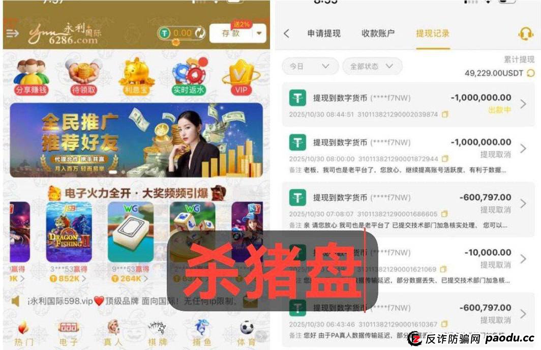 永利国际杀猪盘被黑一百多万u的出来悬赏了，赏金猎人在哪里